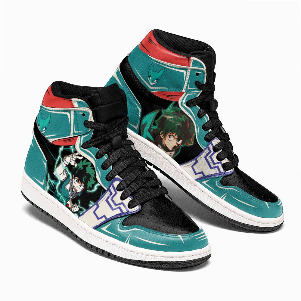 Izuku Midoriya Custom My Hero Academia Anime Air Jordan Shoes