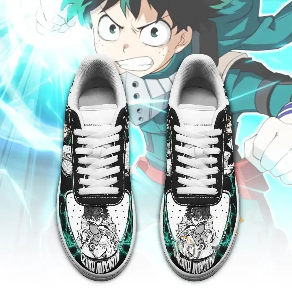 Izuku Midoriya Deku Custom My Hero Academia Anime Fan Gift Amazon Nike Air Force Shoes