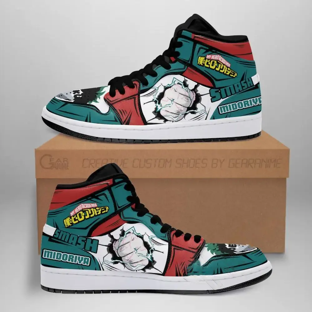 Izuku Midoriya Skill My Hero Academia Anime Amazon Air Jordan Shoes
