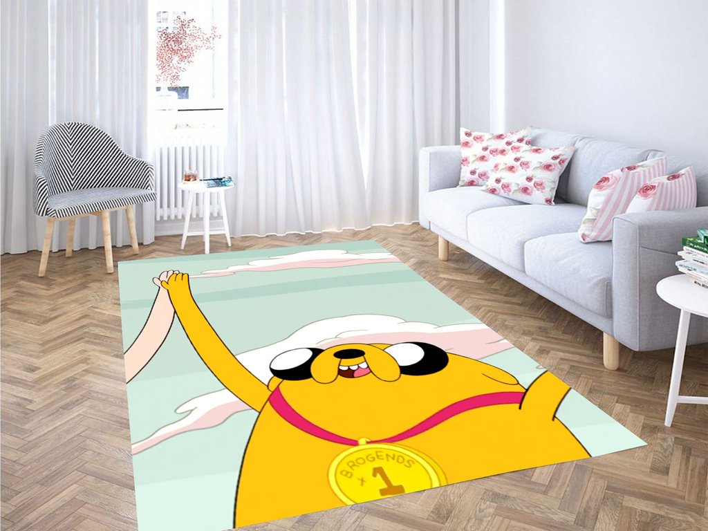 Jack Champions Adventure Time Living Room Modern Carpet Rug