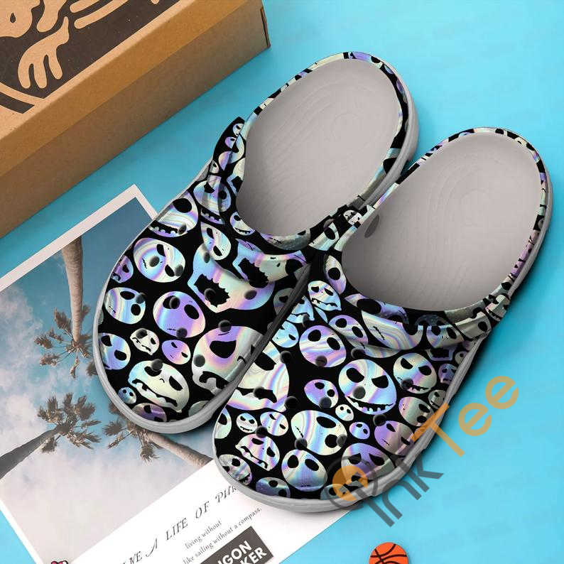 Jack Skellington Skulls The Nightmare Before Christmas Movie Crocs Clog Shoes