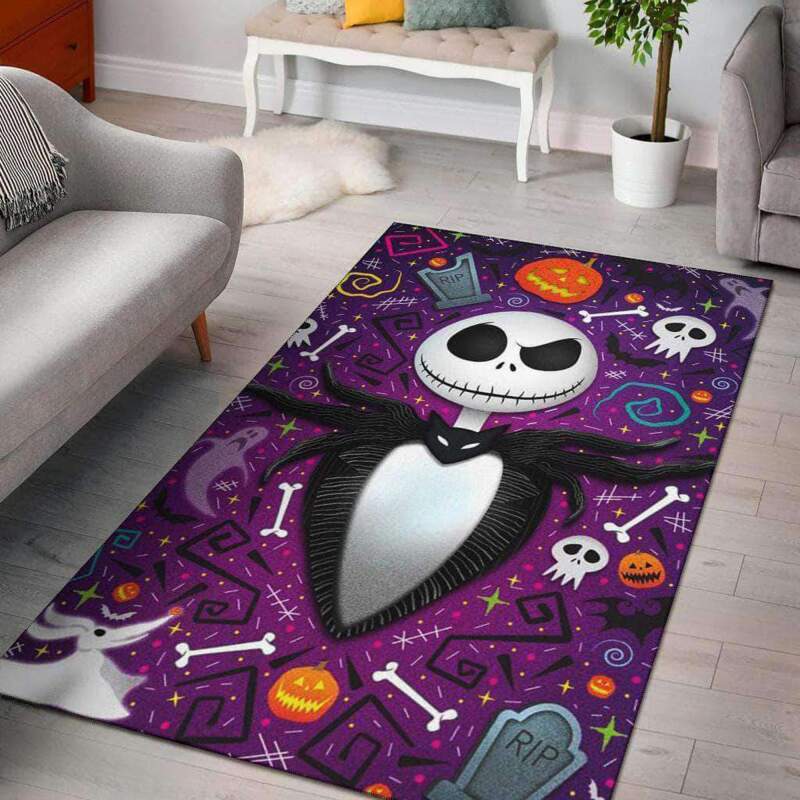 Jack Skellington The Nightmare Before Christmas Decorative Floor Rug