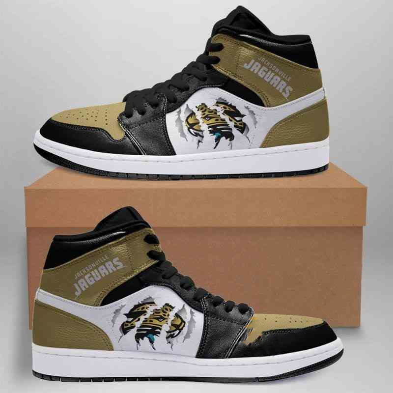 Jacksonville Jaguars Nfl Custom Air Jordan Shoes