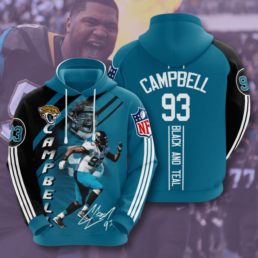 Jacksonville Jaguars Custom Hoodie 3D