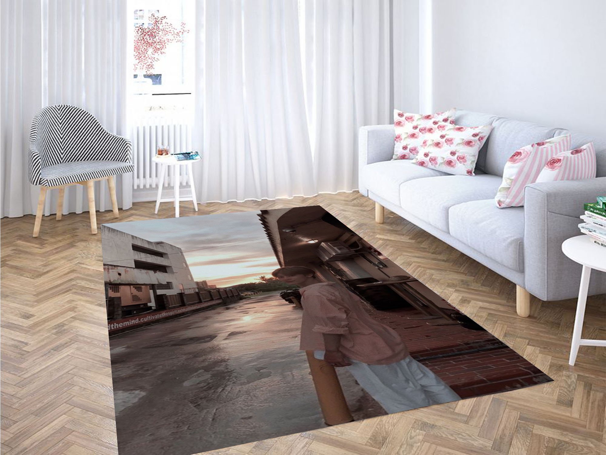 Jaemin Boyfriend Background Carpet Rug