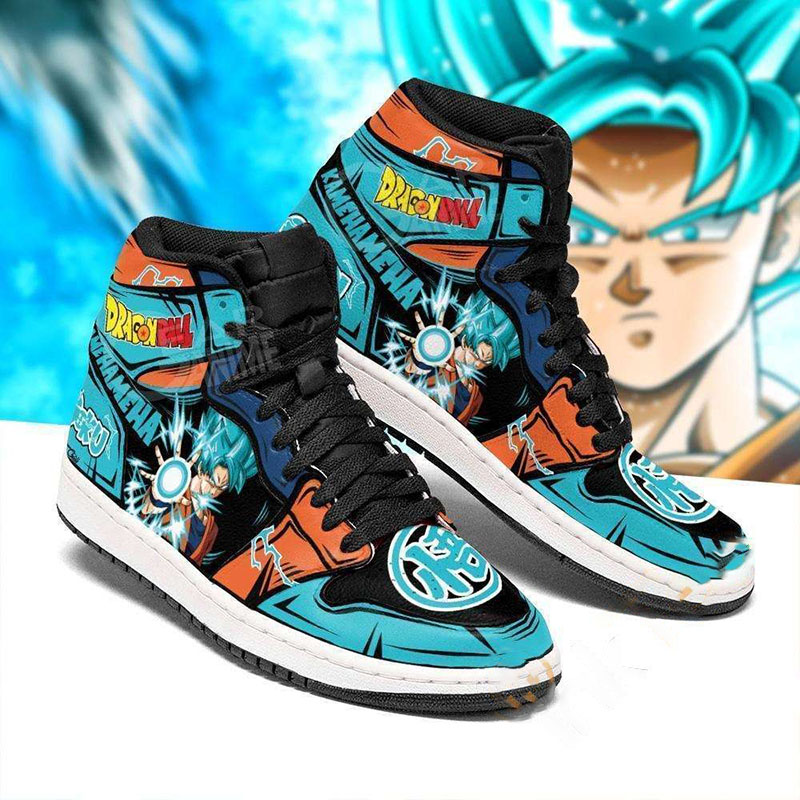 Japan Blue Dragon Anime Fan Gift Japanese Pattern Custom Air Jordan Shoes