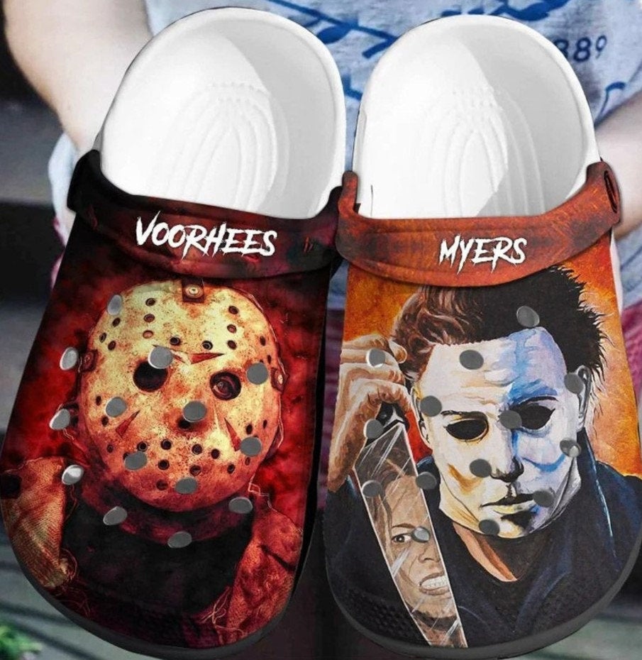 Jason Voorhees Michael Myers Crocs Clog Shoes