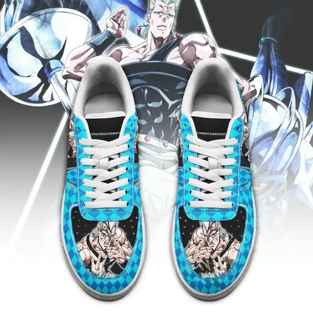 Jean Pierre Polnareff Jojo Anime Fan Gift Idea Amazon Nike Air Force Shoes