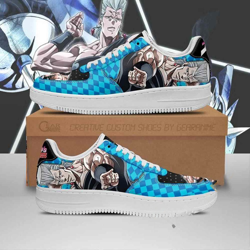 Jean Pierre Polnareff Jojo Anime Nike Air Force Shoes