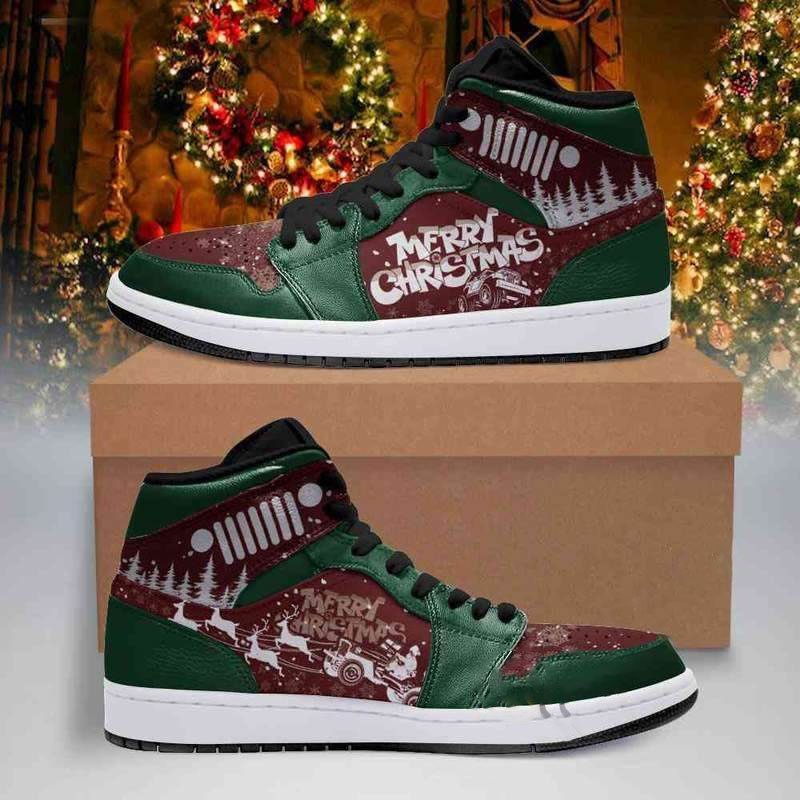 Jeep Christmas Custom Air Jordan Shoes