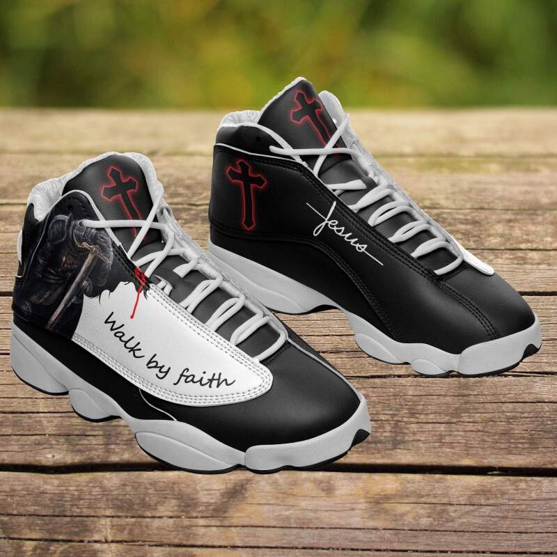 Jesus Walk By Faith Air Jordan Sneakers Shoes, Air Jordan Shoes