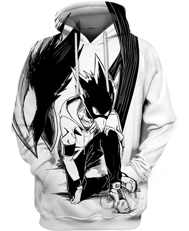 Jet-black Hero Hoodie 3D