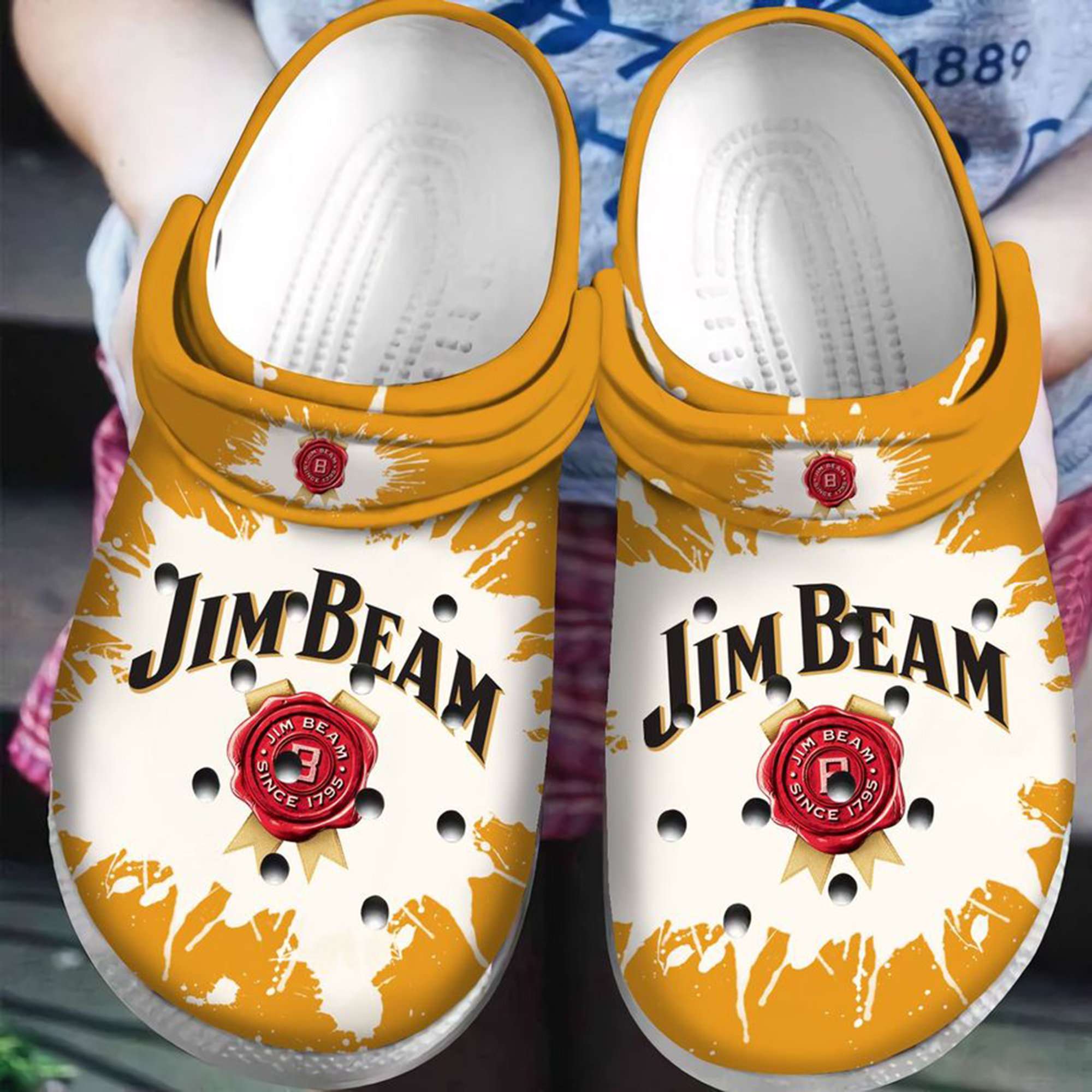 Unique Jim Beam Crocs Clog Shoes