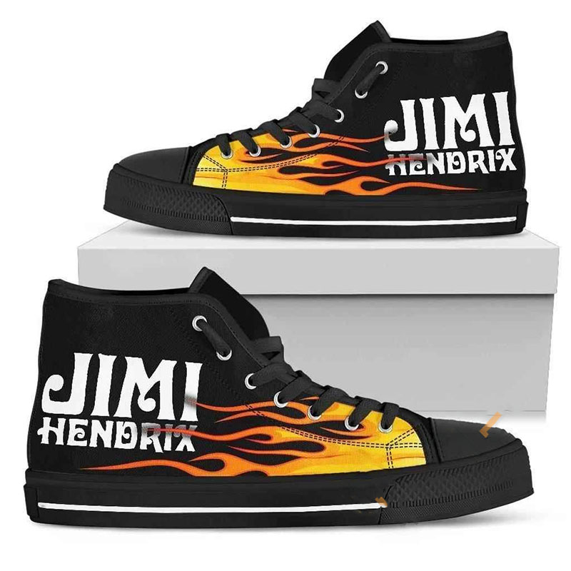 Jimi Hendrix High Top Shoes