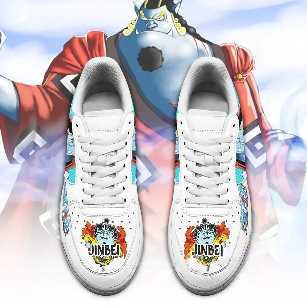Jinbei Custom One Piece Anime Fan Amazon Nike Air Force Shoes
