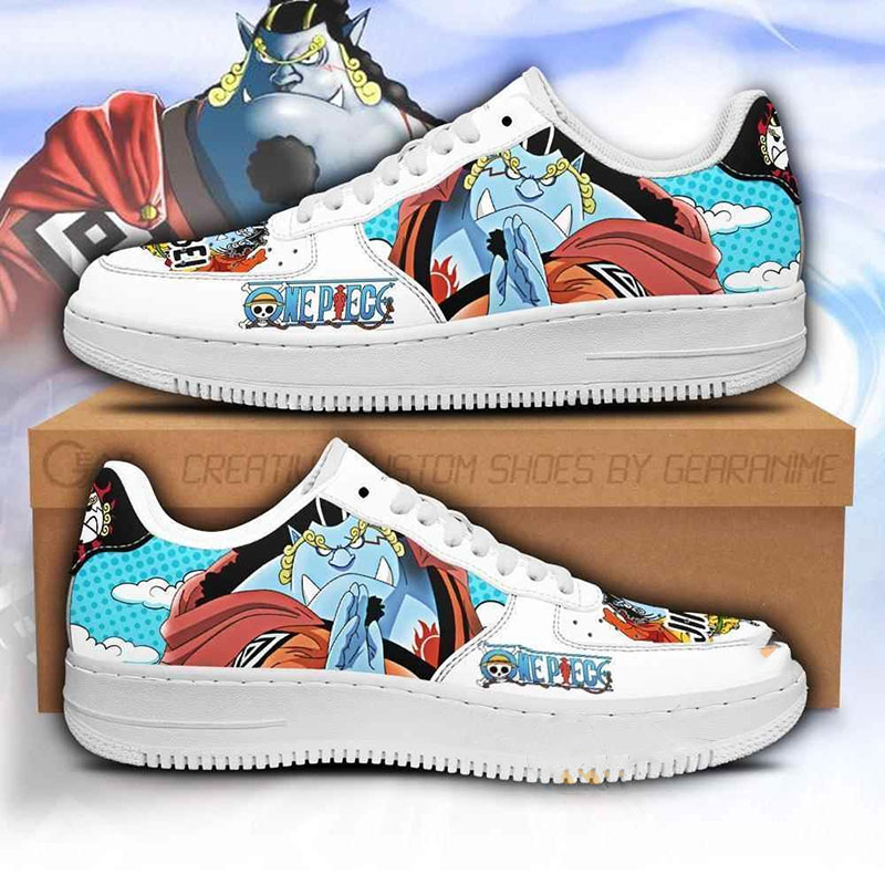 Jinbei Custom One Piece Anime Nike Air Force Shoes