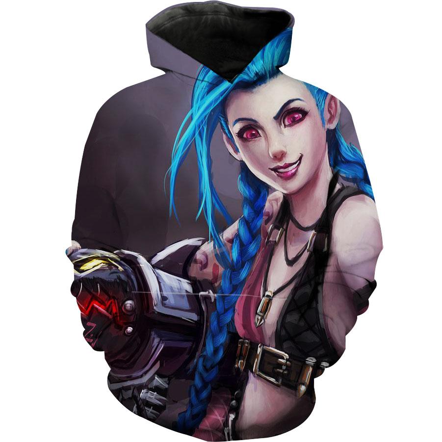 Jinx League Of Legends Jinx Hoodie 3D