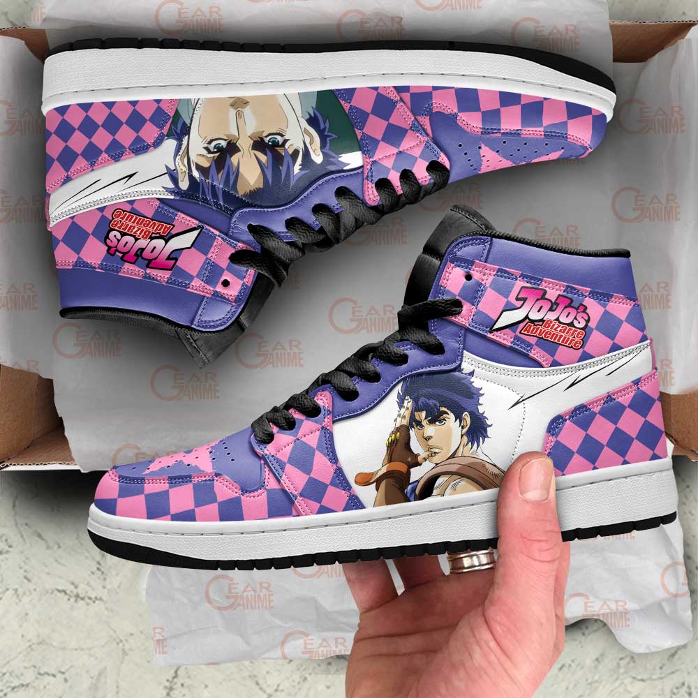 Jojo’s Bizarre Adventure Sneakers Jonathan Joestar Anime Air Jordan Shoes