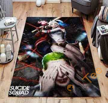 Joker Harley Quinn Area Rug