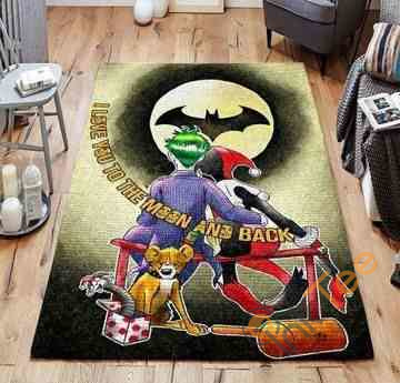 Joker Harley Quinn Area Rug