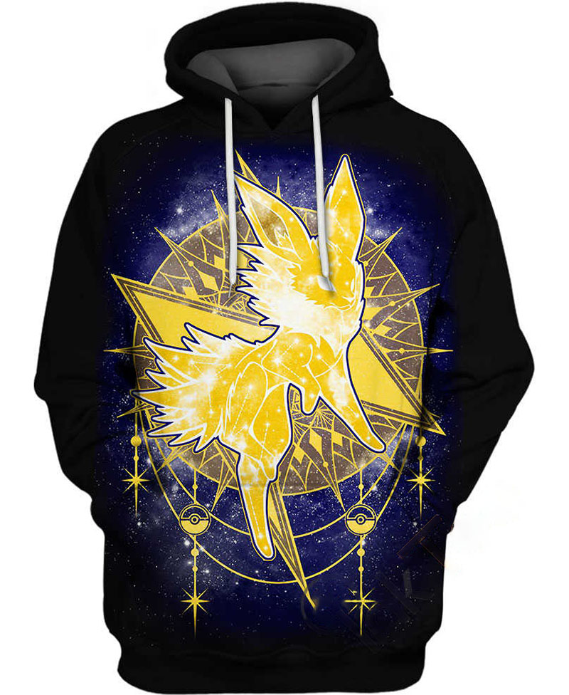 Jolteon Starry Hoodie 3D