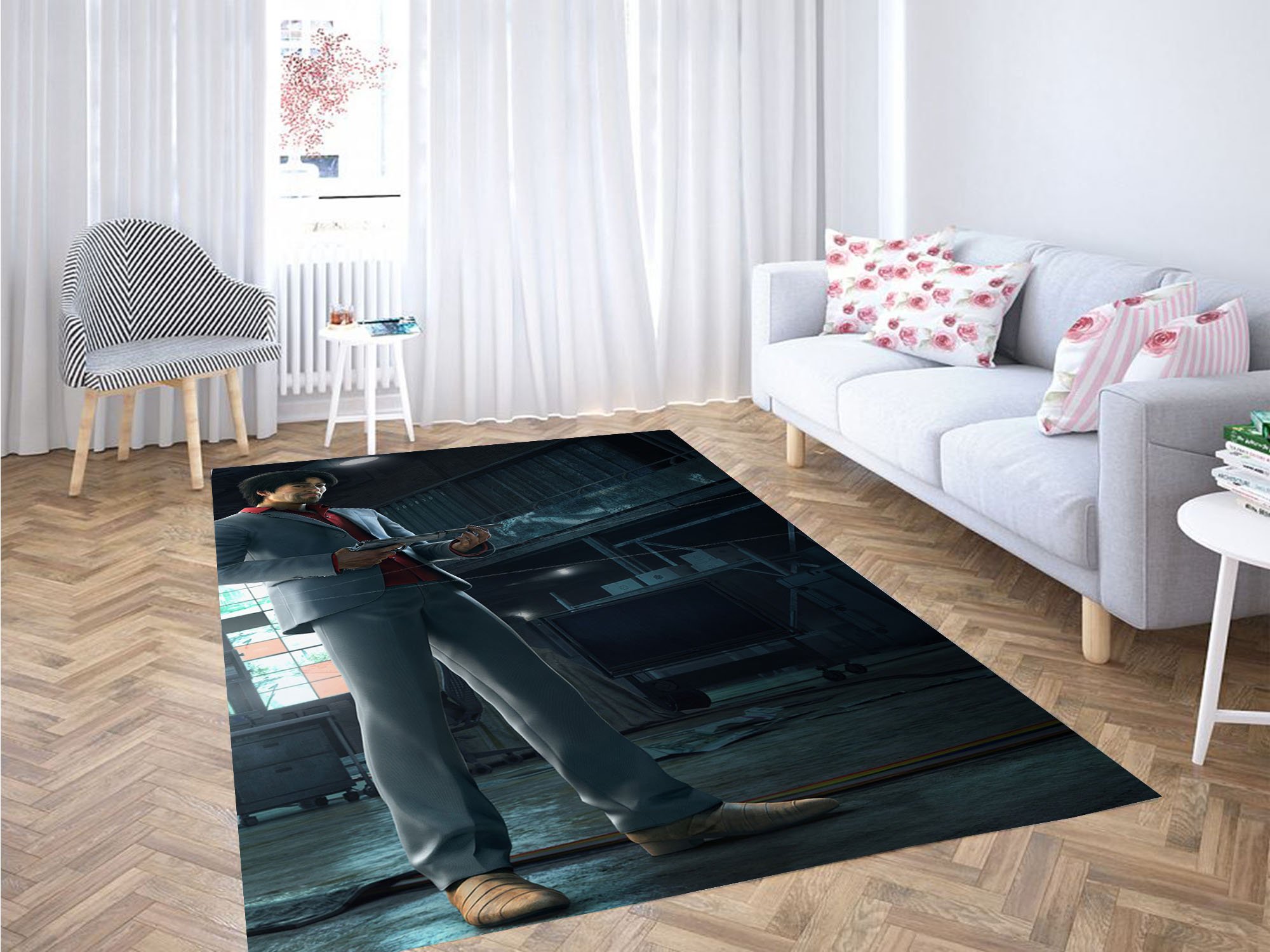 Jordi Chin Watch Dogs Carpet Rug