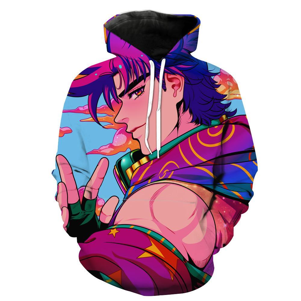 Joseph Joestar Jojo Bizarre Adventure Anime Hoodie 3D