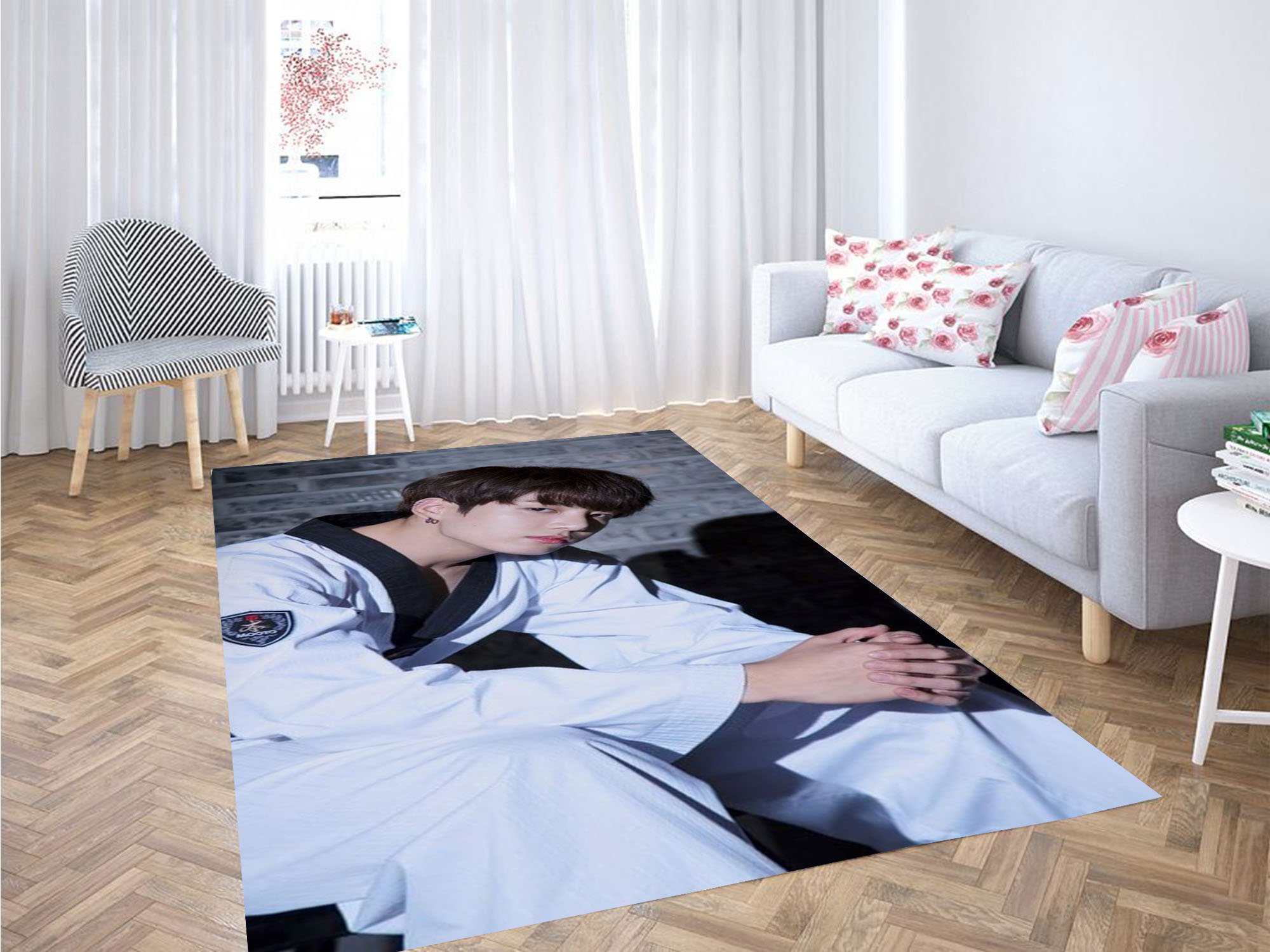 Jungkook Backgrounds Carpet Rug