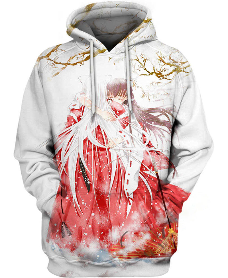 Kagome And Inuyasha Hoodie 3D