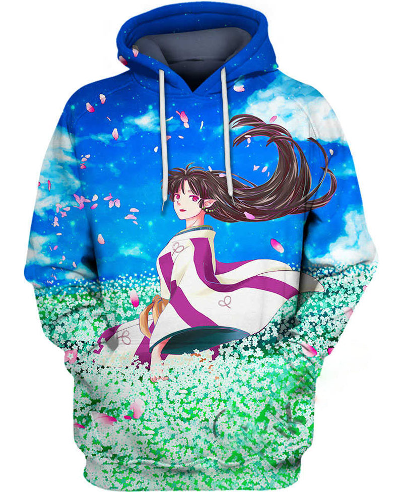 Kagura Inuyasha Hoodie 3D