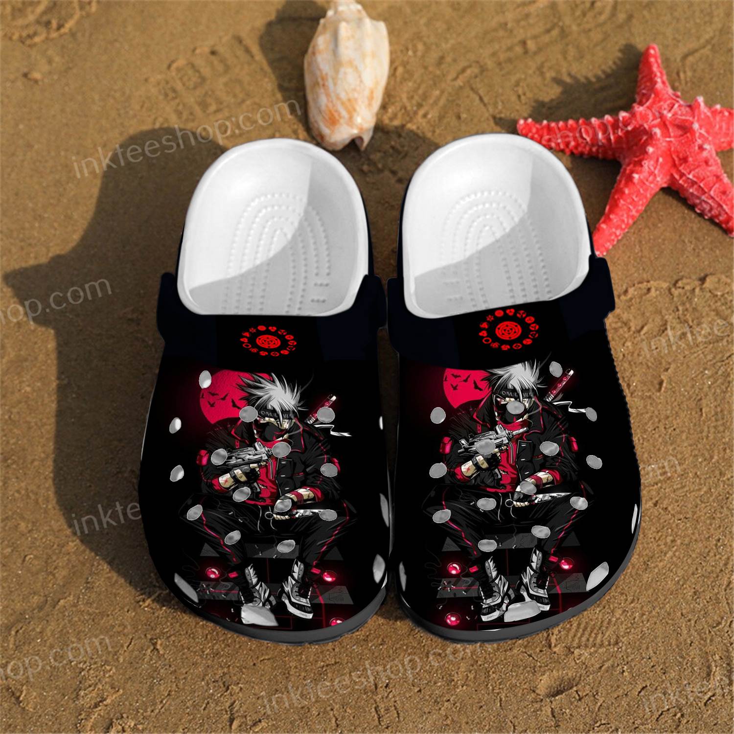 Kakashi Anime Crocs Clog Shoes