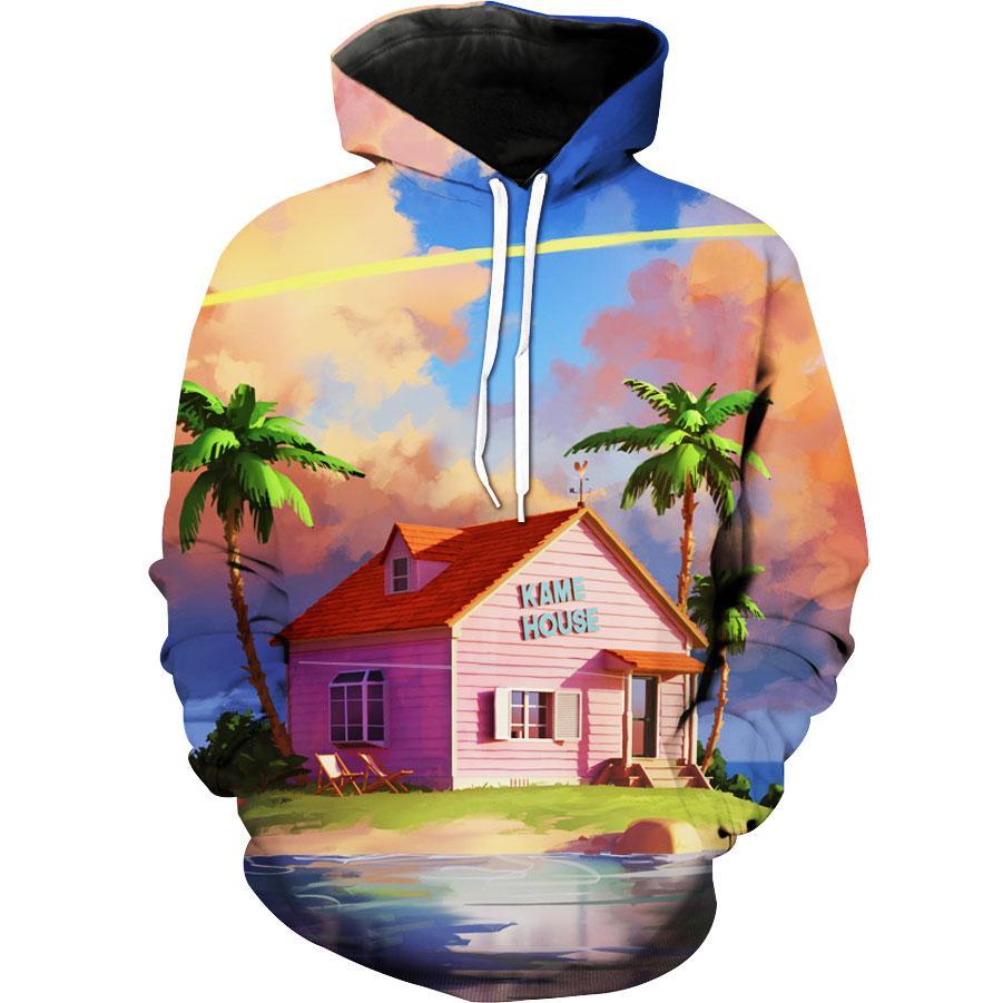 Kame House Dragon Ball Z Kame Hoodie 3D