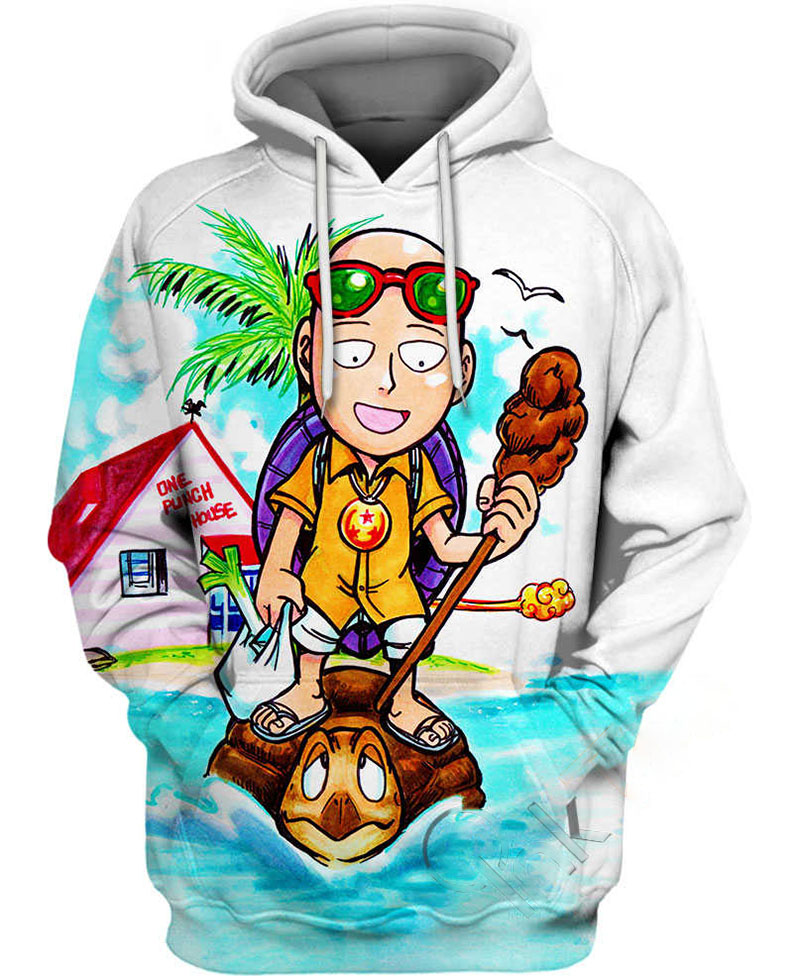 Kame Saitama Hoodie 3D