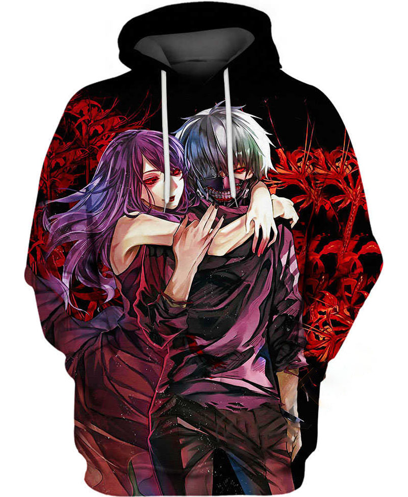 Kaneki And Rize Hoodie 3D