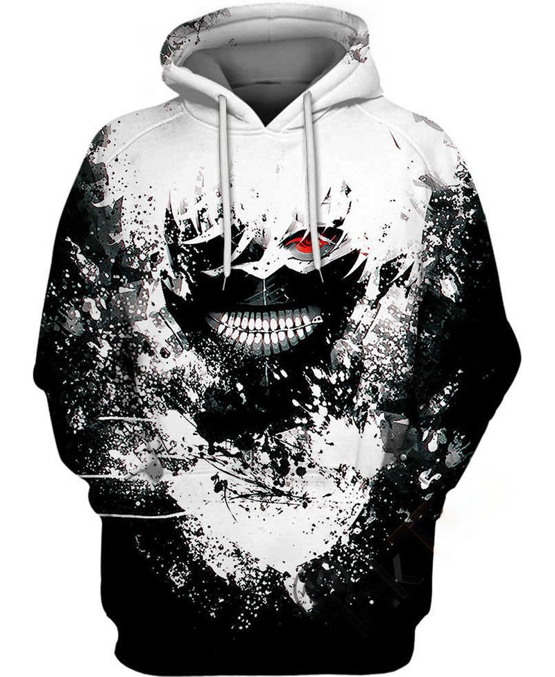 Kaneki Ink Art Hoodie 3D