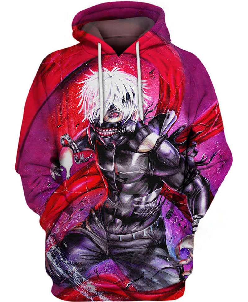 Kaneki Ken Kakugan Hoodie 3D