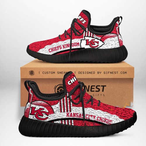 Kansas City Chiefs Football Customize Yeezy Boost