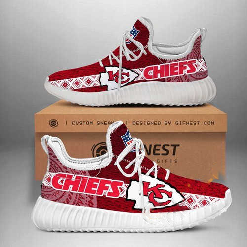 Kansas City Chiefs Football Team Customize Yeezy Boost