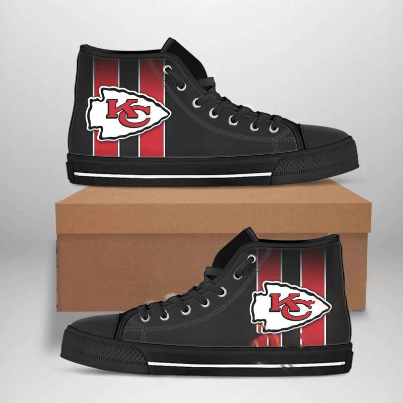 Kansas City Chiefs Nfl Football High Top Shoes