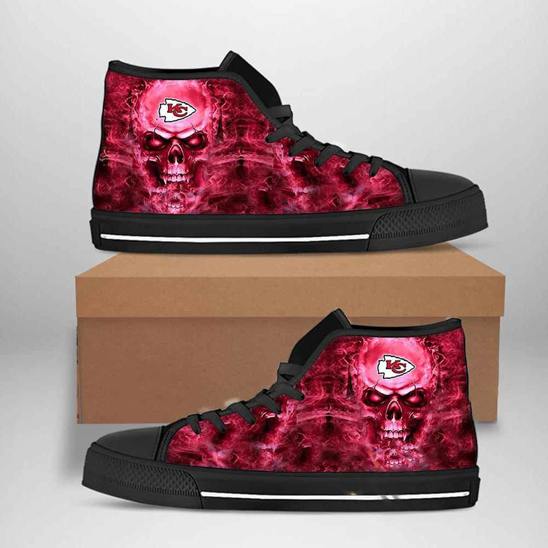 Kansas City Chiefs Nfl Football High Top Shoes