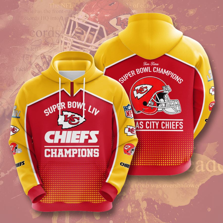 Kansas City Chiefs Custom Hoodie 3D