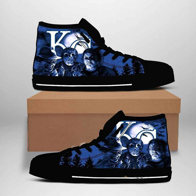 Kansas City Royals Mlb Baseball High Top Shoes