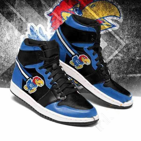 Kansas Jayhawks Ncaa Custom Air Jordan Shoes