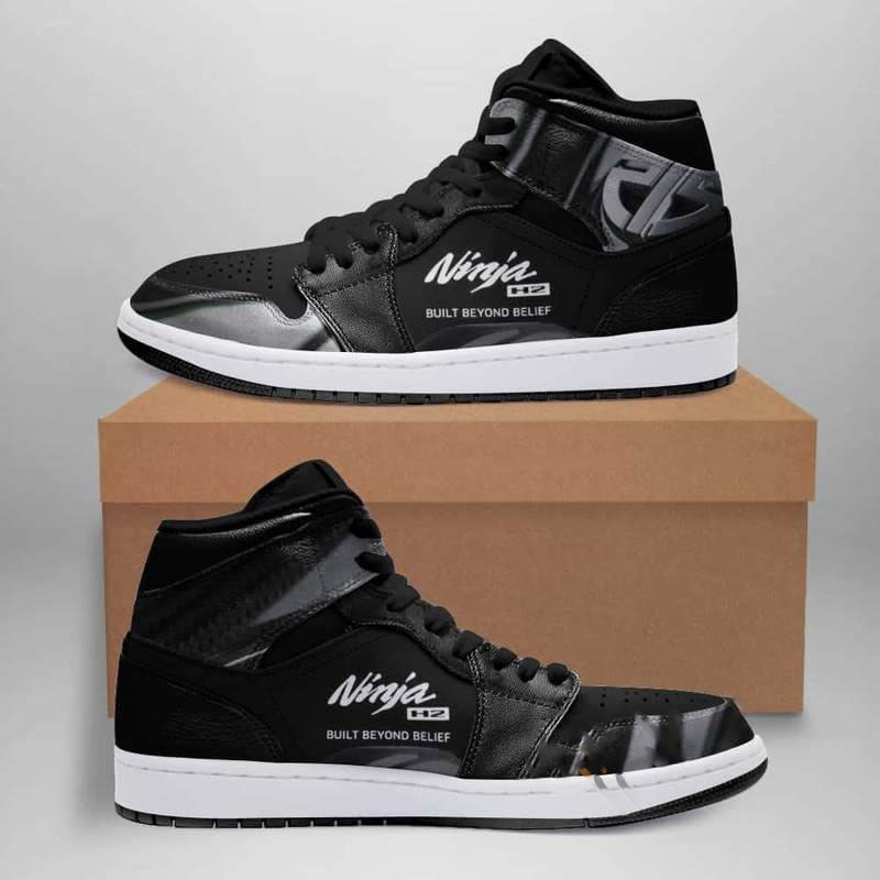 Kawasaki Ninja H2 Custom Air Jordan Shoes