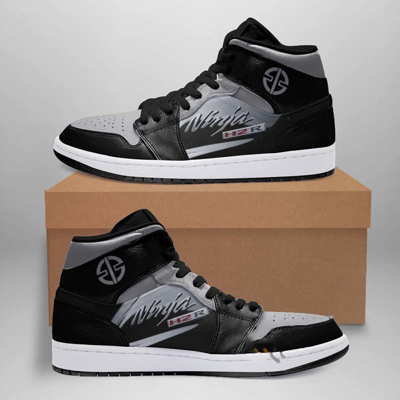 Kawasaki Ninja H2r Custom Air Jordan Shoes