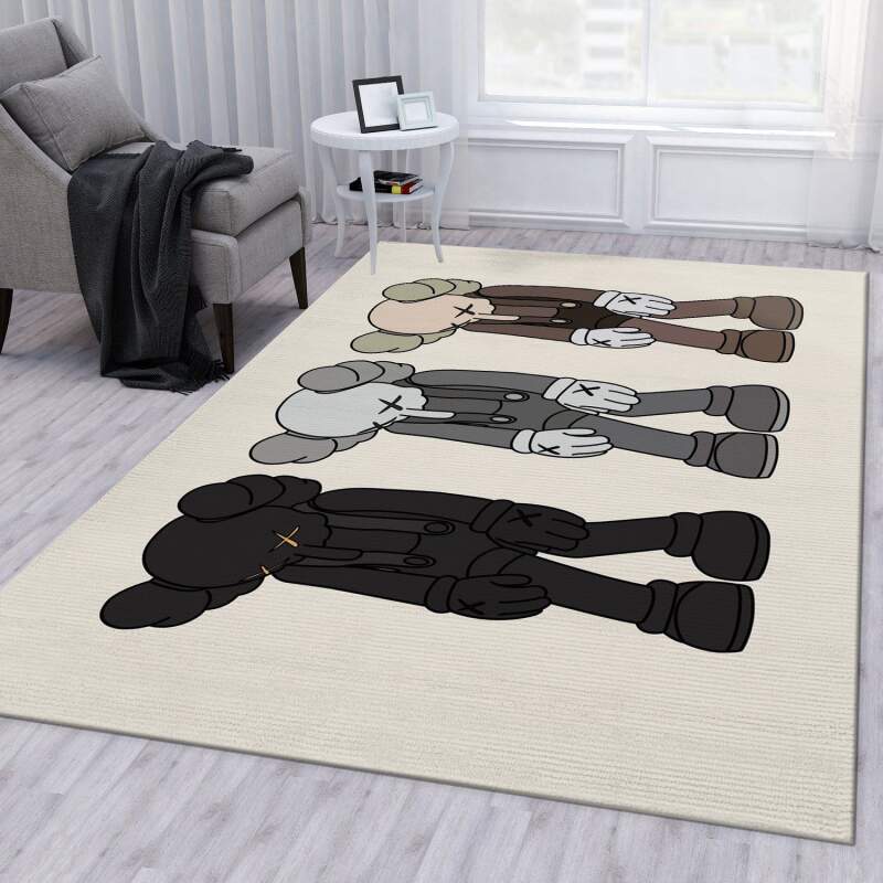 Kaws Small Lie Set Area Rug