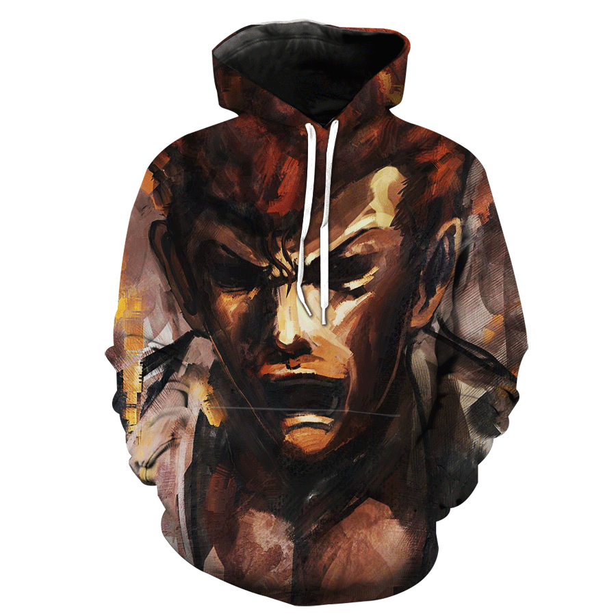 Kazuma Kuwabara Anime Shop Yu Yu Hakusho Hoodie 3D