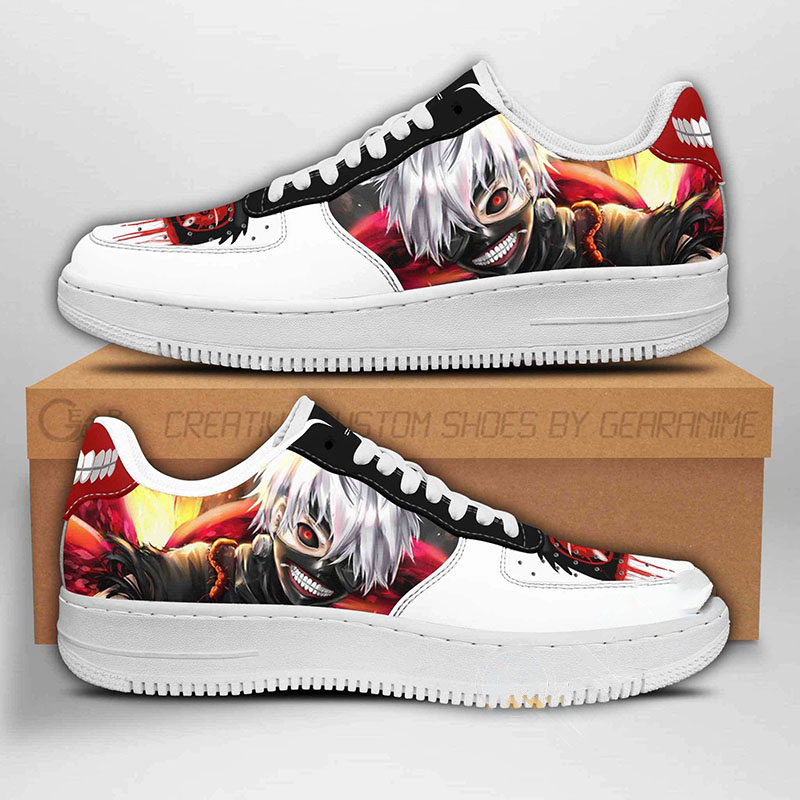 Ken Kaneki Tokyo Ghoul Anime Nike Air Force Shoes