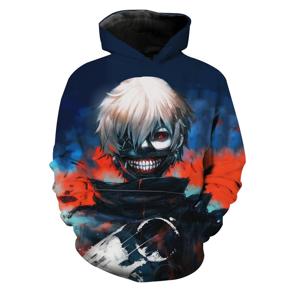 Ken Kaneki Tokyo Ghoul Hoodie 3D