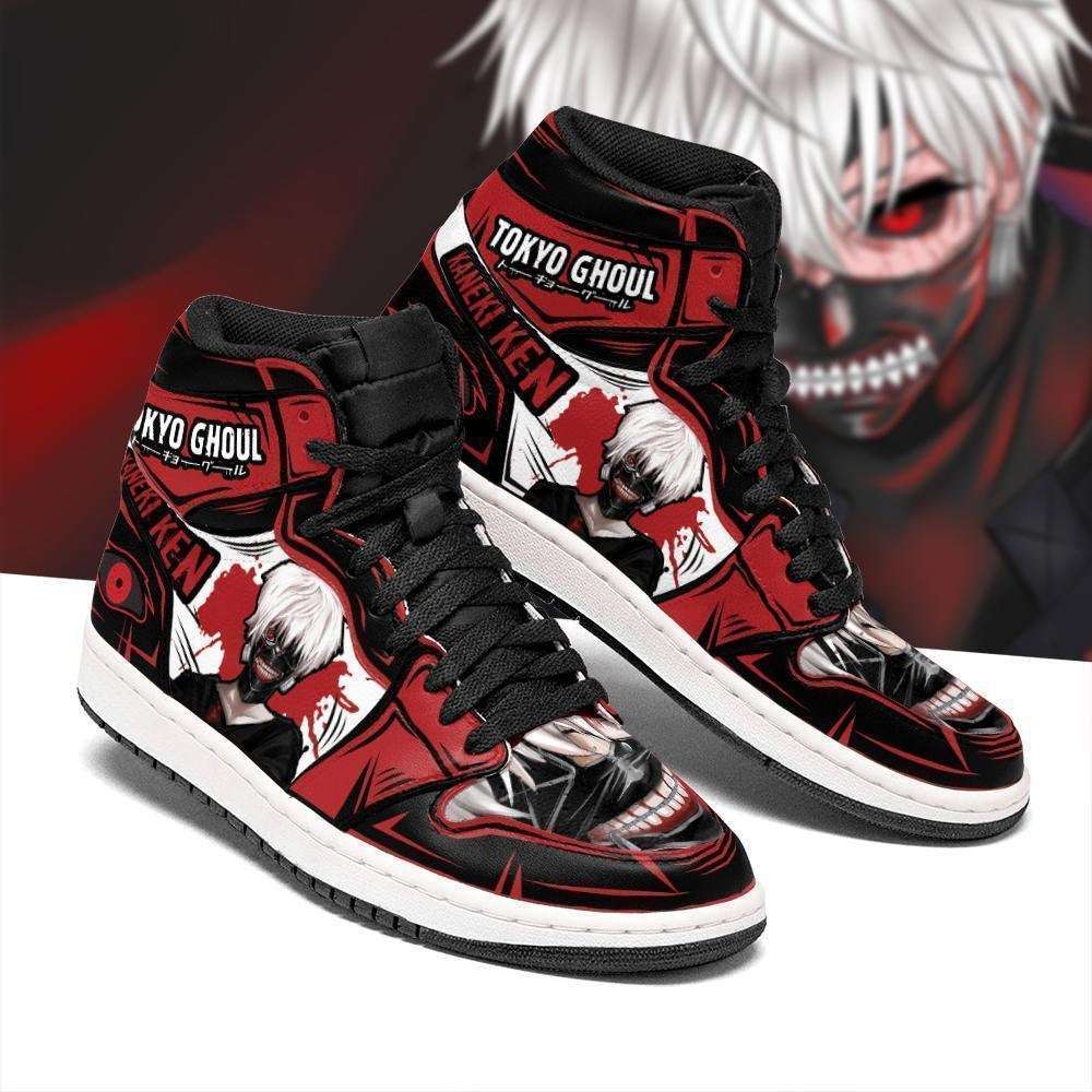 Ken Kaneki Tokyo Ghoul Personalized Custom Air Jordan Shoes